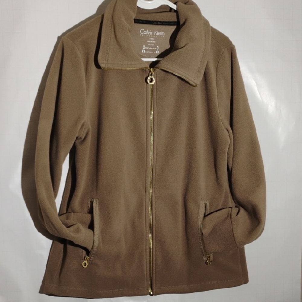 Calvin Klein Women's Brown Utility Jacket